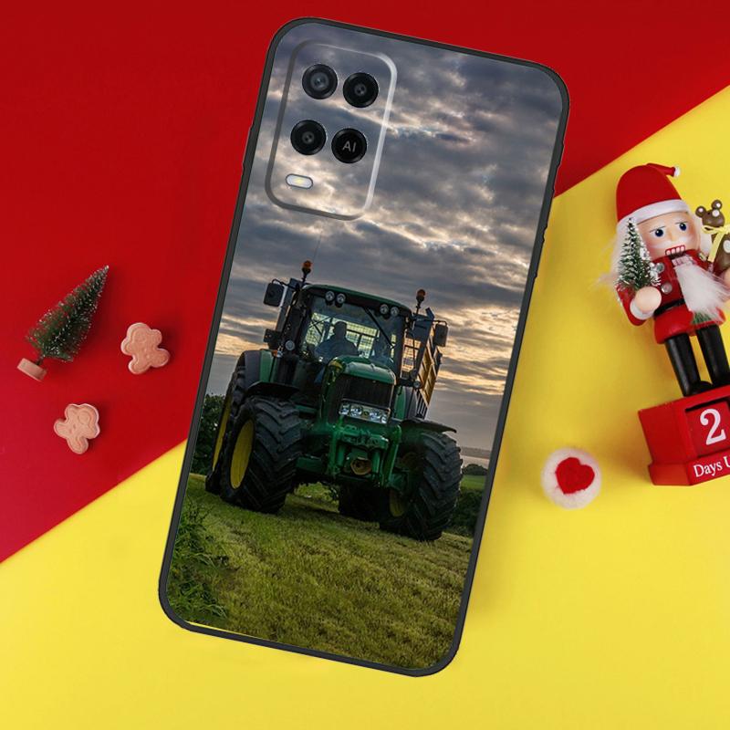 Фермерский Трактор Чехол Для Oppo A5 A6 Pro A15 A57 A17 A54 A74 A94 A76 A16 A96 A40 A60 A80 A18 A38 A58 A78 A98