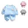 Kids Casual Long-Sleeve Set, Comfortable Daily Wear Outfits