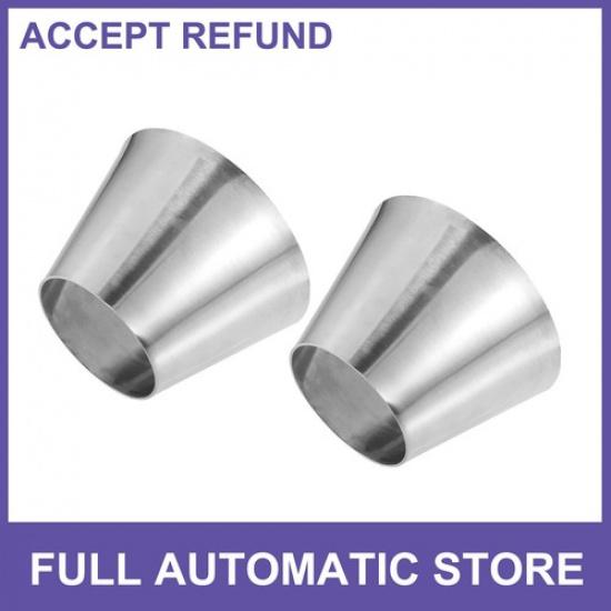 2pcs Car Mandrel Exhaust Bend Elbow Pipe 304 Stainless Steel 3" OD to 5" OD New