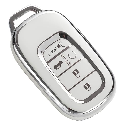 Подходит для брелка Honda (с цепочкой ключей), совместим с Accord Civic CR-V HR-V Passport Premium TPU брелок