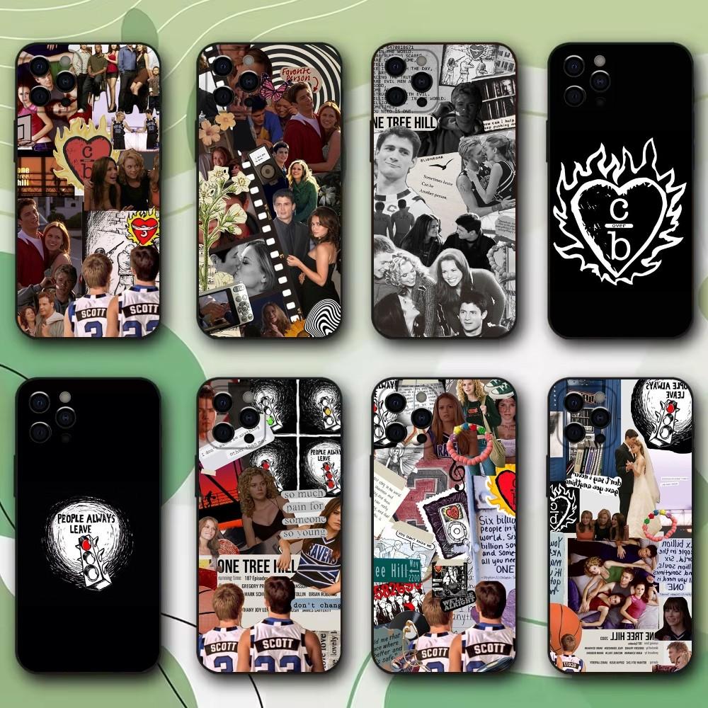 Чехол для телефона One Tree H-Hill Heart для iPhone 15,14,13,12,11,Pro,X,XS,Max,XR,Plus,Mini Мягкий черный чехол
