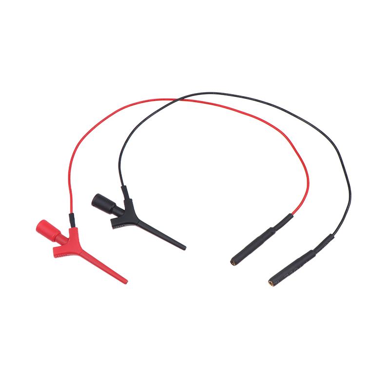 1 комплект SMD Ic Test Hook Clip Test Probter Внутренняя пружина Силиконовый кабель Тестовые провода мультиметра Кабель 2 мм гнездо Ic Test Clip