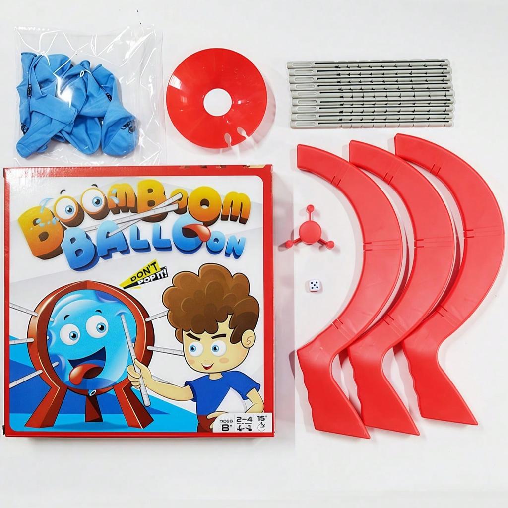 1 Набор для игры в лопание шариков, Забавная настольная игра для семьи, Включает 10 шариков, 9 палочек, кубик, подставку, раму для лопания шариков, розыгрыши