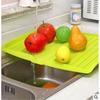1pc Multi-Functional Large Kitchen Drainage Tray - Rectangular Fruit and Vegetable Plastic Drainage Plate - Kitchen Utensil Drying Rack