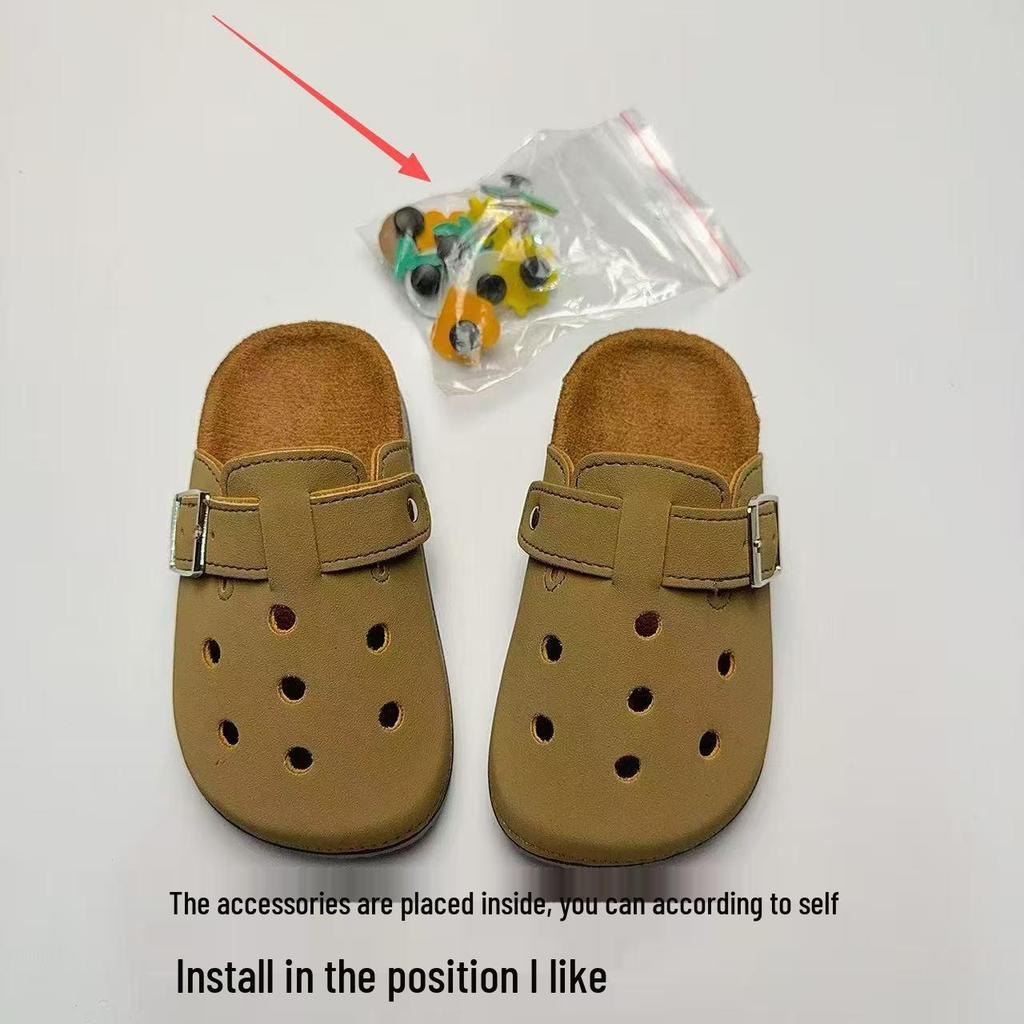 Новые детские мультяшные закрытые шлепанцы Birkenstock - Нескользящие, износостойкие, с толстой подошвой, подходят для улицы.