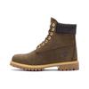 6 Inch Leather Waterproof Durable Casual Short Ankle Outdoor Boots Men Boots Dark-Brown A5TJ5