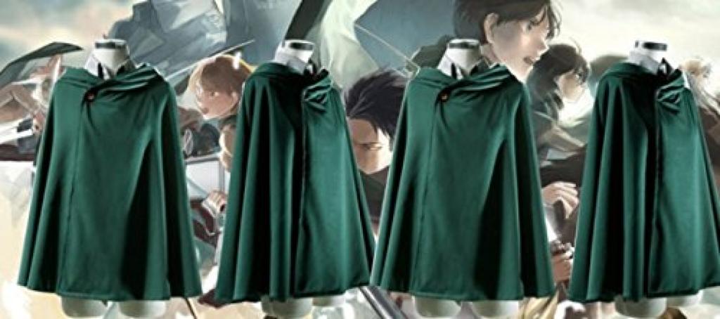 Атака титанов разведывательный корпус плащ костюм M размер 170см косплей