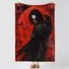 movie T-The Crow-w Throw Thick Comfort Flannel Quilt,Multi-scene Use Indoor Outdoor Daily Nap