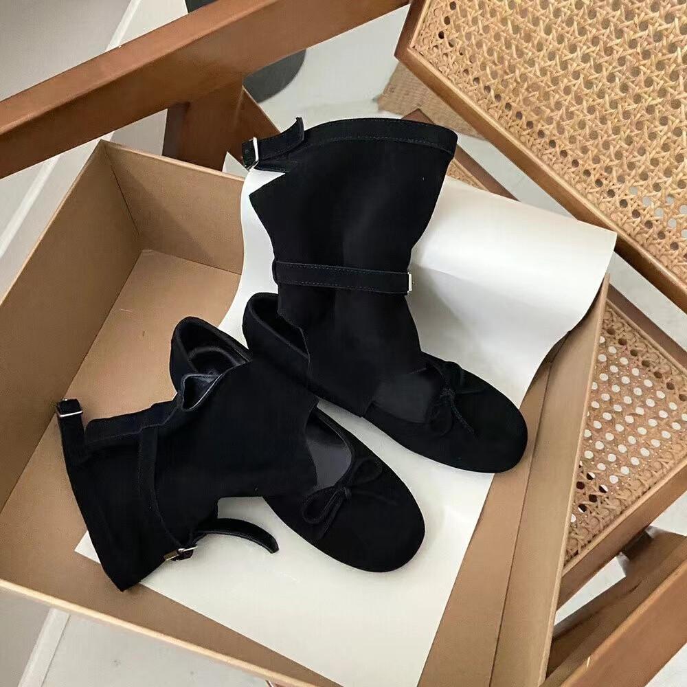 Модные дизайнерские женские повседневные ботинки с обхватом щиколотки, модные туфли Мэри Джейн с бантом для женщин 2024 года, новые модные летние высокие сапоги на платформе