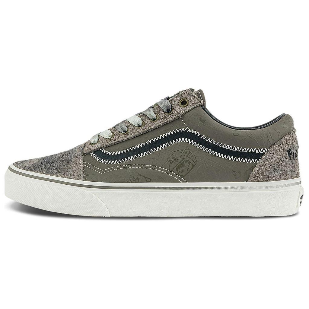 Hirono X Vans Old Skool Fighting Unisex Sneakers Grey Bungee-Cord Marshmallow VN000CP5EM0