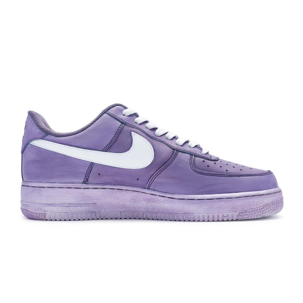 Nike Air Force 1 Low 811 Производство, Лавандовые Низкие Кроссовки для Скейтборда, Размеры для Девочек (GS), Бело-Фиолетовые DH2920-111(Команда80-)