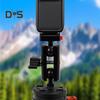 Kamera uchun o'rnatish qisqichi 360 daraja aylanuvchi 17 mm sharsimon boshli qisqichli sehrli qo'l GoPro kamera uchun 1/4" rezbali kamera adapteri klipi