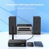 VAORLO Беспроводной адаптер NFC U-Disk TF Play с разъемом для микрофона Поддержка караоке Стерео Музыка Bluetooth-приемник Передача на большие расстояния
