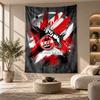 Decorative Tapestry,FC Köln Printed Wall Art, Lightweight Wall Hanging For Bedroom Background