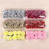 5/10pcs 6cm Glitter Foam Rose Artificial Flower Branch Bridal Bouquet Fake Flower DIY Wreath Craft Wedding Party Home Decor