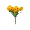 1 Bunch Simulation Flower Wide Application Delicate Reusable Attractive Vivid Artificial Tulip for Decoration