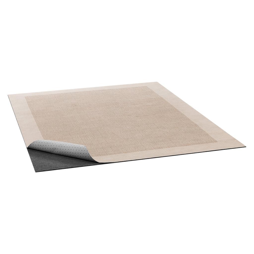 Rug Pad 1.52 x 2.13 m, Non-slip Carpet Area Pad, Rug Mat Padding with Dual Surface Felt Cushion & Rubber Gripper, Hardwood Floor Protection for All