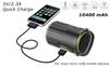 Кемпинговый фонарь Наружное освещение Power Bank 10400 мАч Bluetooth-динамик Желтый