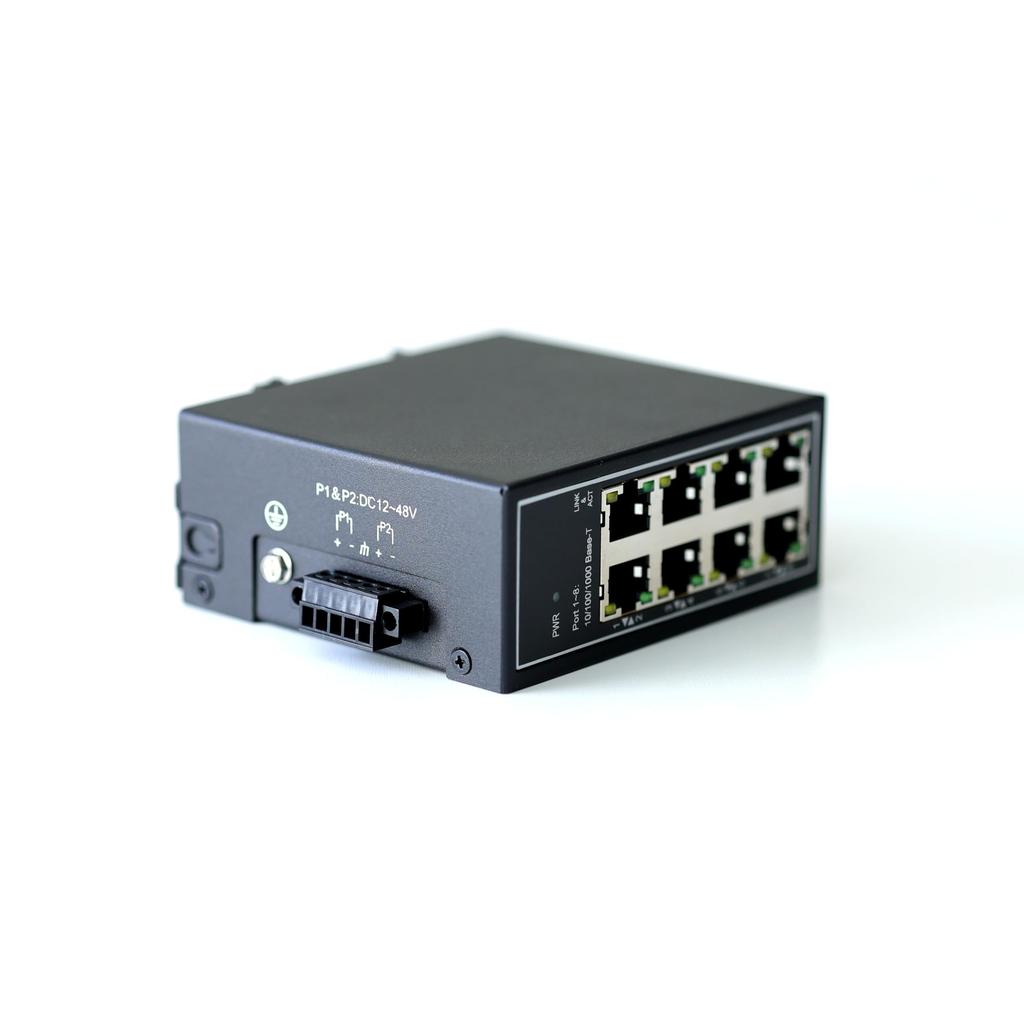 [WIWAV] WDH-8GT-DC 8-Port Ethernet Switch – Networking