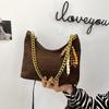 2025 Ретро Мода Цепочка Женская Сумка Через Плечо - Универсальная, Однотонная, Высококачественная Текстура для Повседневной Носки и Ношения Кроссбоди