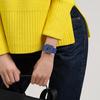 Часы Swatch Square Bioceramic Squarely Blacklight, Синие, SO34N700