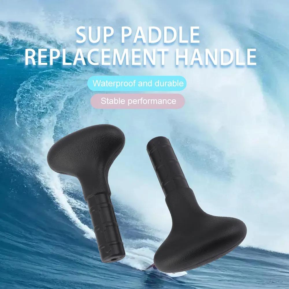 PVC SUP Handle Black Paddle Head Replaceable Oar Grip Water Sport