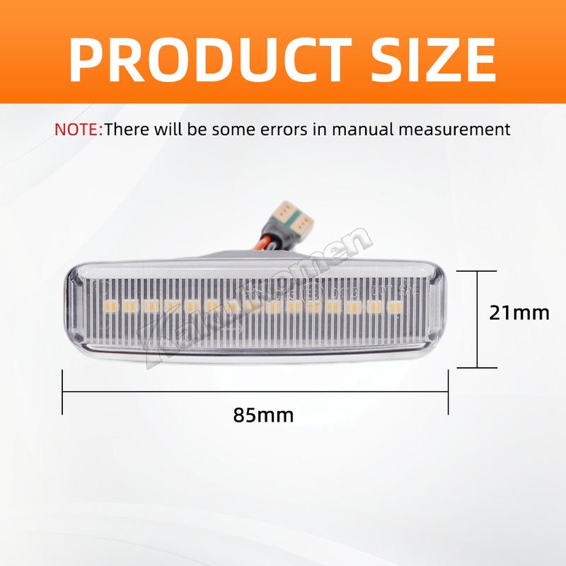 LED Dynamic Turn Signal Light Side Marker Fender Sequential Lamp Blinker Indicator For BMW 5 Series E39 (09.1995-06.2003) M5