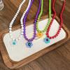 Daisy Flowers Flowers Beaded Necklace Ornaments Clavicle Necklace Bohemian Choker  Female