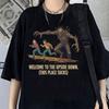 Hawkins Demogorgon T Shirt Girl Aesthetic Colorful WILL Hip Hop Streetwear Shirt Korean Clothes Harajuku s Women