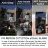 PIR Солнечная камера 4G Sim Открытый двойной объектив Wi-Fi 8MP 4K IP Camara Солнечная панель CCTV V380 Pro Защита безопасности Встроенный аккумулятор