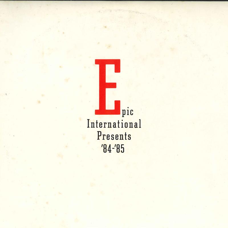 LP Record VARIOUS - Epic International Presents 84 85 QY3P900789PROMO EPIC 1984 Japan Pop Used