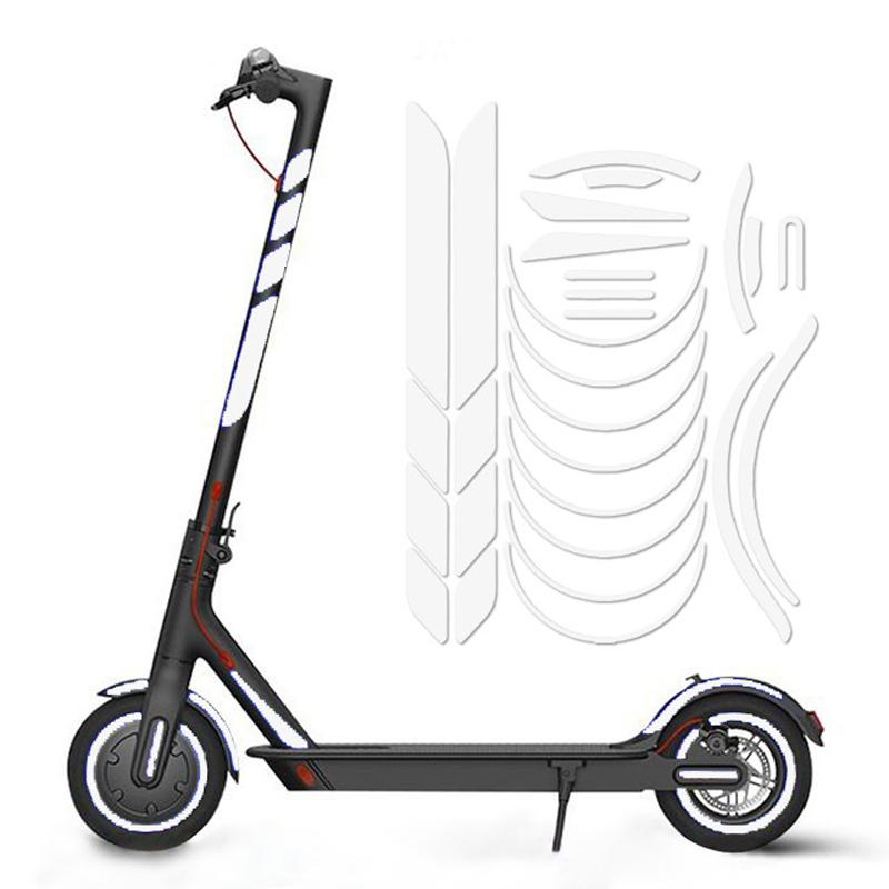 1 Set Electric Scooter Reflective Sticker For Xiaomi M365 PRO For Ninebot Max G30 G30D Decoration Warning Strip Fluorescent Body