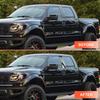ACLONG Pillar Posts Door Window Trim Glossy Black Stainless Steel Compatible with Ford F-150 Super Cab Crew Lincoln Mark LT 2004-2014, Anti Scratch