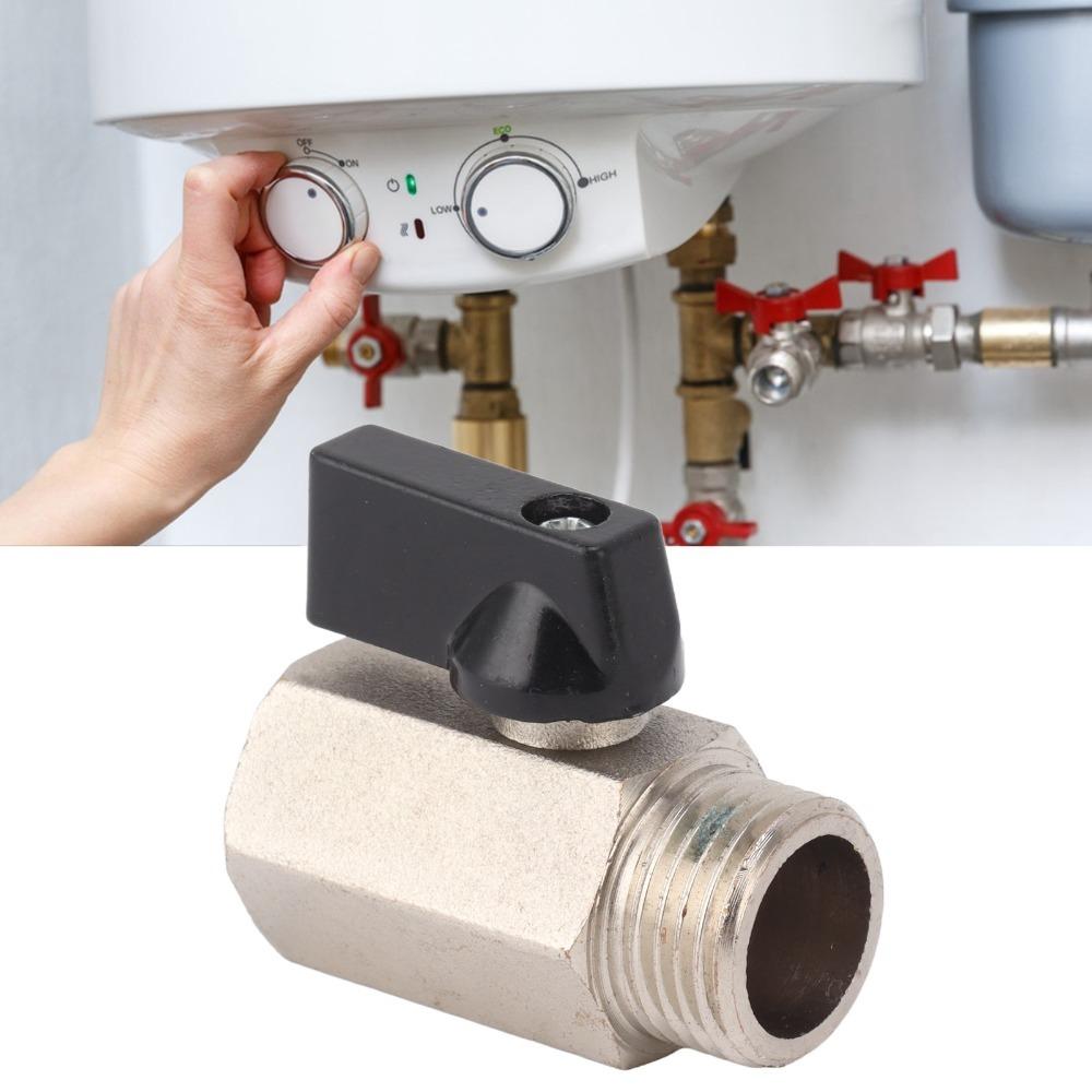 2PCS Brass Brass Ball Valve Female To Male Thread Household Tap Water Ball Valve  Water Line Control