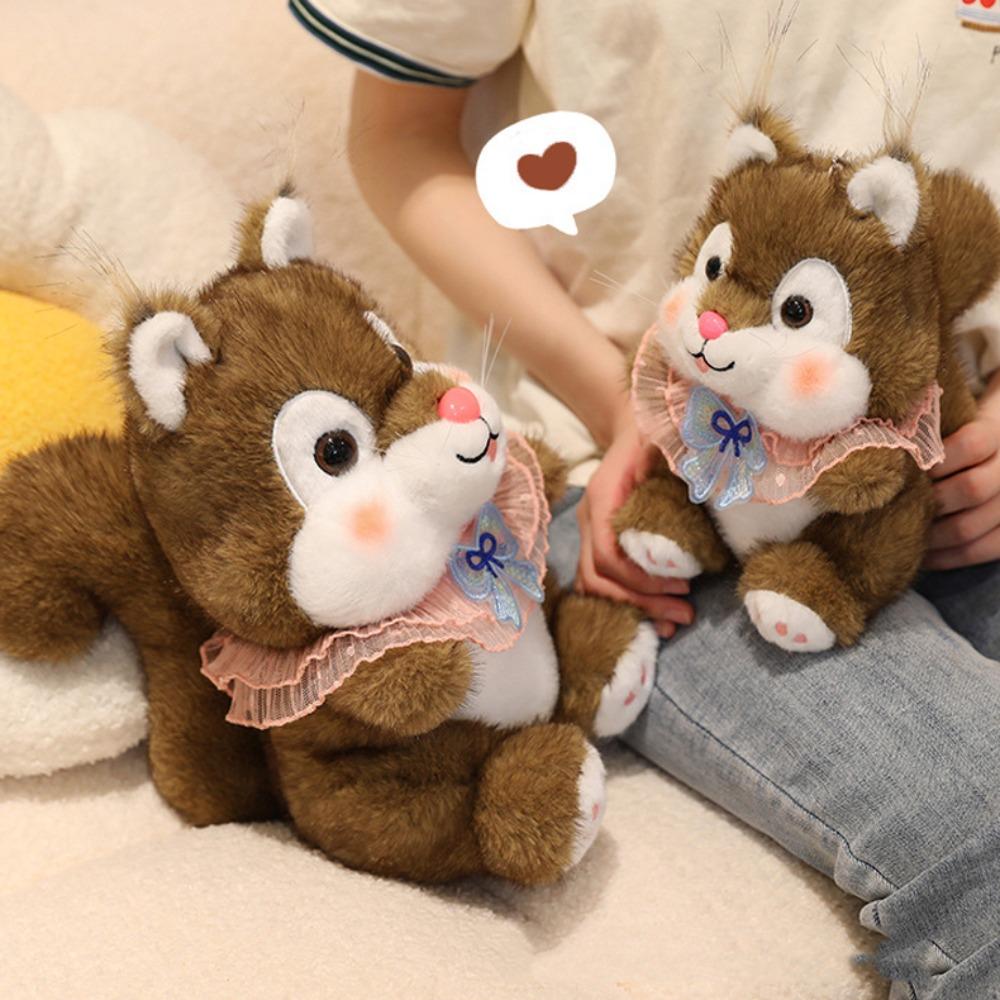 Cute Squirrel Plush Toy Animal Squirrel Plush Doll Plush Squirrel Doll Kids Birthday Christmas