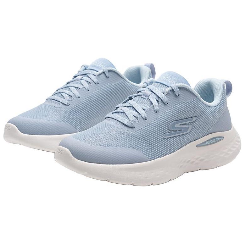 Skechers Go Run Lite Удобные Универсальные Повседневные Кроссовки Низкие Женские Светло-Голубой 129441-LTBL