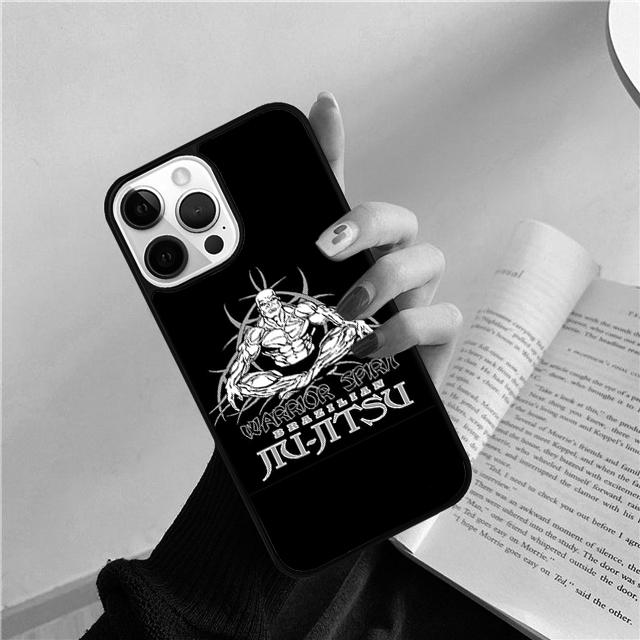 BJJ Brazilian Jiu Jitsu Art Phone Case For iPhone 17 Air 15 16 Cover 14 11 13 Pro Max 12 Plus Max Cover Coque