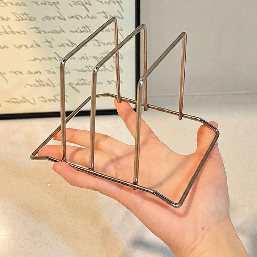 Non-Slip Chopping Board Holder Space Saving Pot Pan Lid Holder  Kitchen Storage