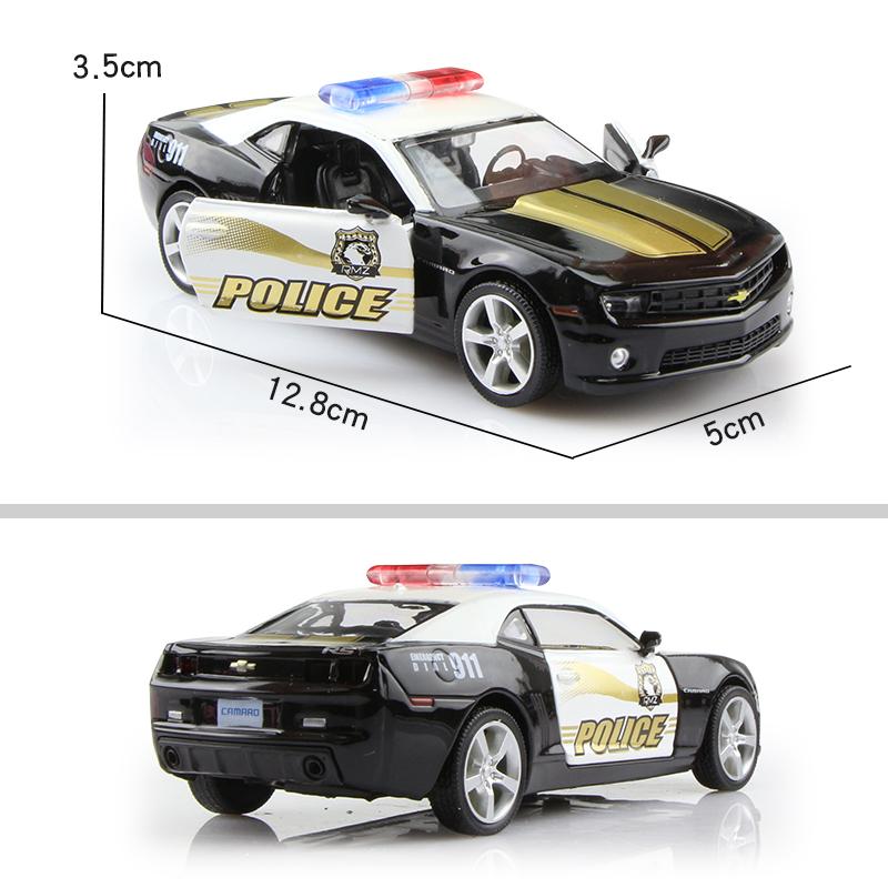 Police Car Series Volkswagen Mercedes Benz Dodge Lamborghini McLaren Ford Chevrolet Corvette Diecasts & Toy Vehicles RMZ City 1:36 Alloy Model