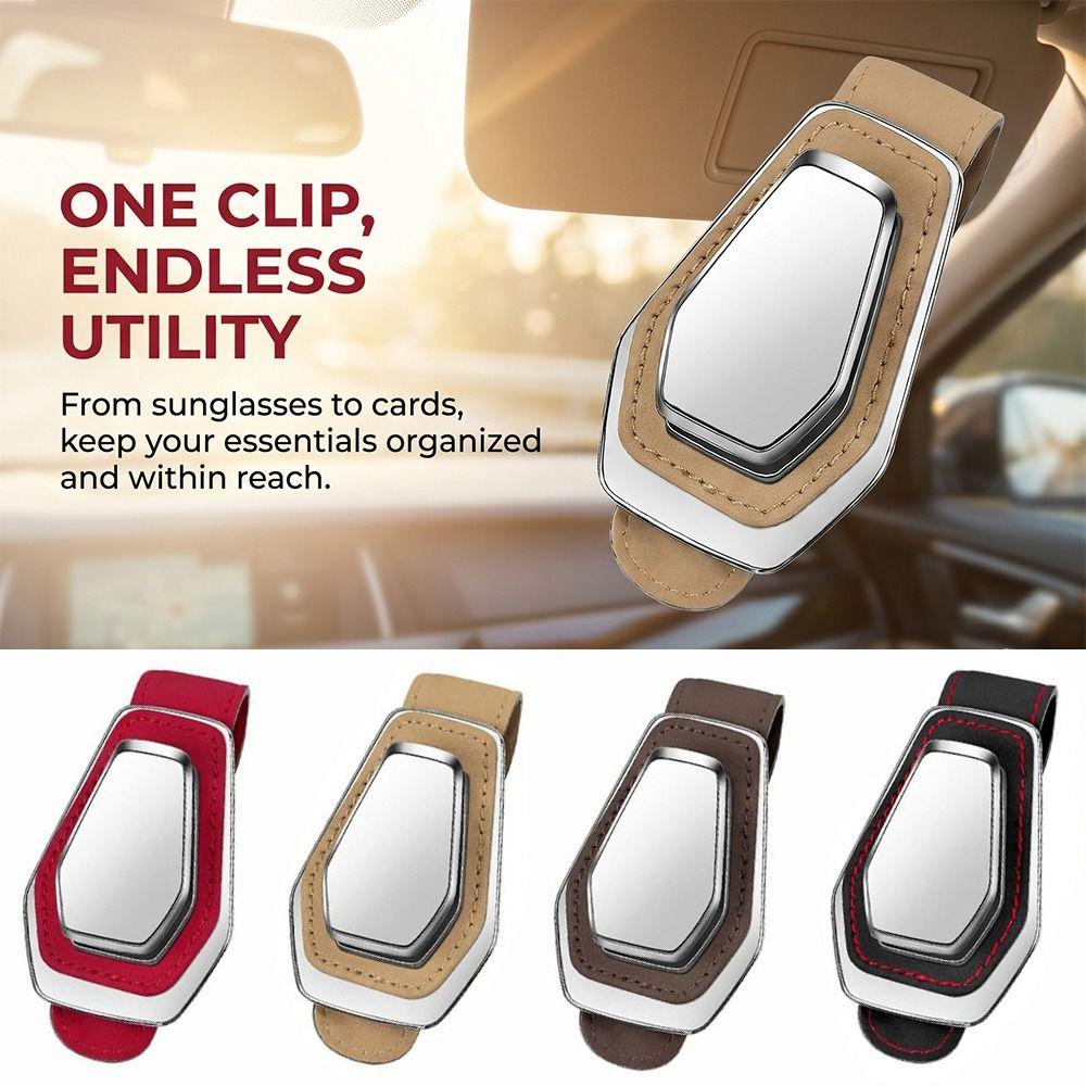 Scratch Resistant Car Eyeglasses Case Anti-Scratch Glasses Car Organizer Driving Accessory