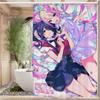 Needy-Girl Overdose Shower Curtain Bath Curtain Print Polyester Fabric Waterproof Bathroom Curtains With Hooks Bath Screen
