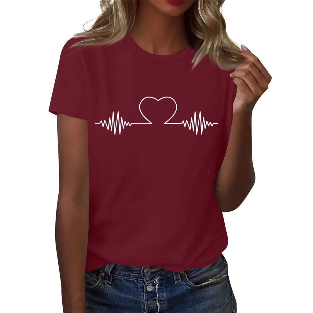 Women Short Sleeve  Soild  Sexy Cute Tee Slim Fit Tight Crop-Top T Shirt