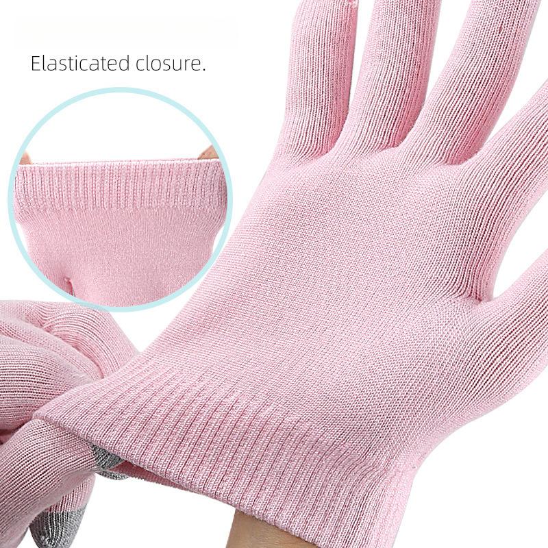 Cotton Yarn Touch Screen Gloves, Gel Gloves Men's and Women's Gloves, Three-finger Touch Screen Gloves To Keep Warm In Autumn and Winter