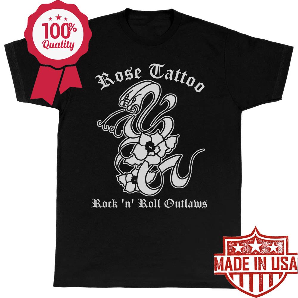 Collection Rose Tattoo Band Snake Gift For Fan S to 5XL T-shirt BK8017