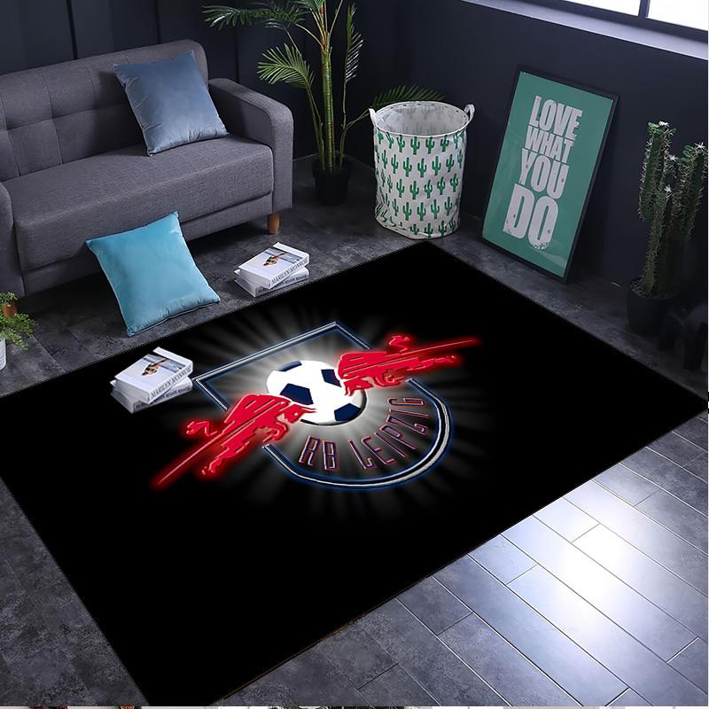 1PC rug Leipzig Soccer Crest Carpet, Chair Rug,Area Rug for Office Bedroom living rooms bedroom, Doormat decor Christmas fan gifts
