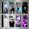 Чехол для телефона Аниме Годжо С-Сатору для iPhone 17,16,15,14,13,12,11,Pro,Max,Plus,E,Air,Mini Магнитный Матовый Прозрачный