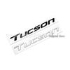 Современный алюминиевый логотип-наклейка на задний багажник Tucson