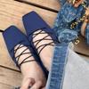 Women Ballet Dance Flats Shoes Square Toe Shoes Shallow Designer Woman Sandals 2025 Dress New Elegant Zapatos De Mujer