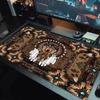 Indian Wolf Color Mouse Pad Large Gaming Table Cushion Non-slip Laptop Tablet Big Mousepad XXL Mat Mini PC Playmat With Lock edge