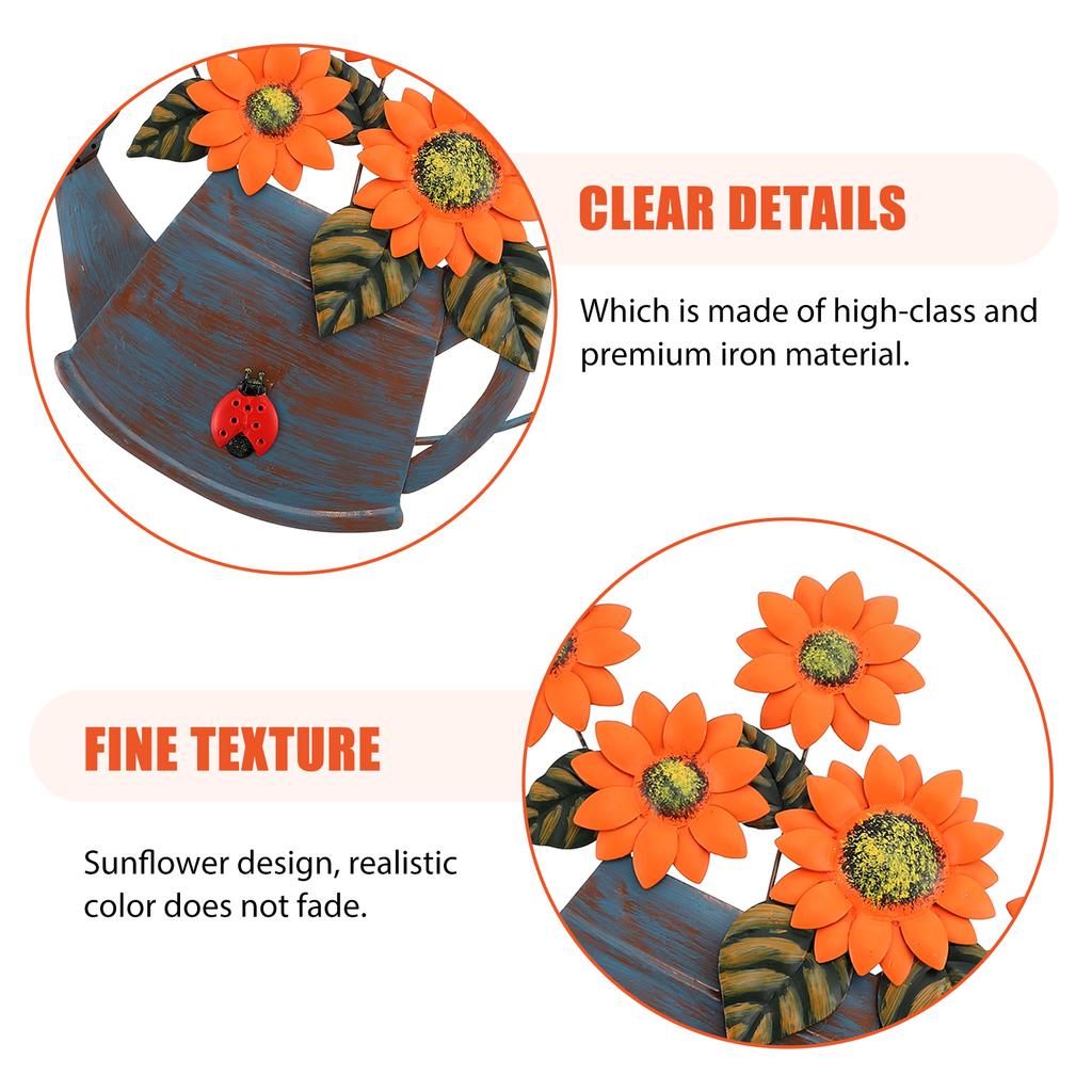 Office Decor Pendant Garland Welcome Sign for Front Door Wreath Signs Iron Plant